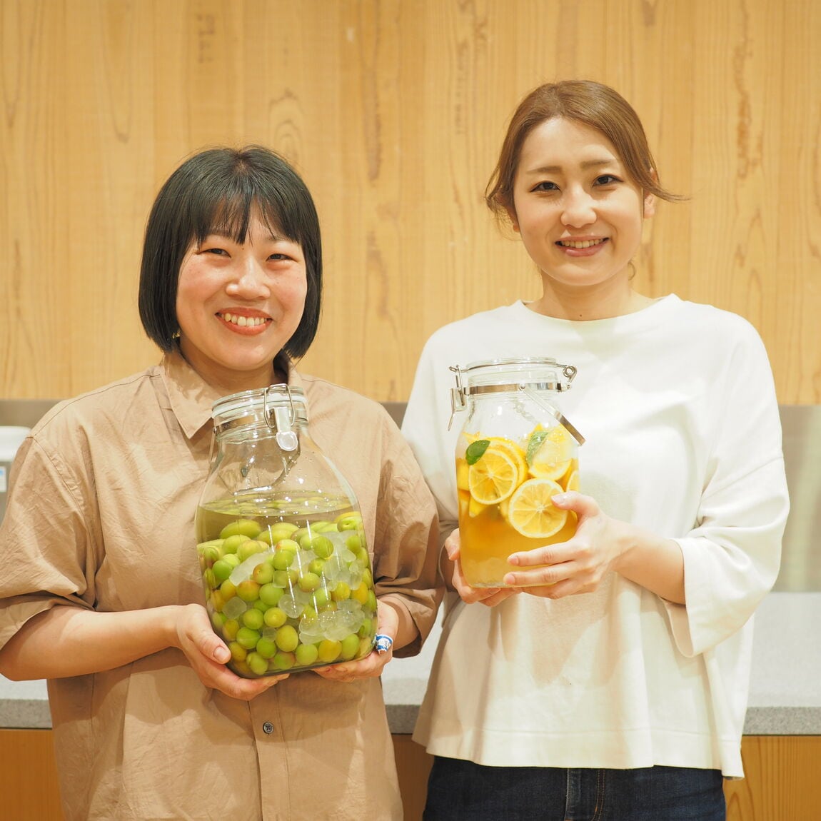直江津】梅酒＆フルーツビネガーシロップの作り方｜果実酒ビン ｜無印